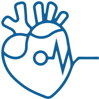 Heart care icon